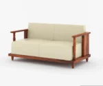 Gabriel 3+2+1+1 Wooden Sofa Set - Image 2