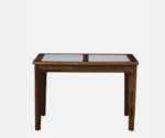 Gistel Sheesham Wood 4 Seater Dining Set In Scratch Resistant Provincial Teak Finish With Marble Top - Image 8