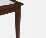 Gistel Sheesham Wood 4 Seater Dining Set In Scratch Resistant Provincial Teak Finish With Marble Top - Image 9