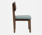 Gistel Sheesham Wood 4 Seater Dining Set In Scratch Resistant Provincial Teak Finish With Marble Top - Image 4