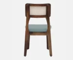 Gistel Sheesham Wood 4 Seater Dining Set In Scratch Resistant Provincial Teak Finish With Marble Top - Image 5
