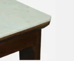 Gistel Sheesham Wood 4 Seater Dining Set With Marble Top - Image 11
