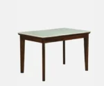 Gistel Sheesham Wood 4 Seater Dining Set With Marble Top - Image 3