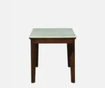 Gistel Sheesham Wood 4 Seater Dining Set With Marble Top - Image 4