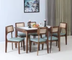 Gistel Sheesham Wood 6 Seater Dining Set