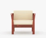 Hilltop 3+2+1 Wooden Sofa Set - Image 6