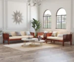 Hilltop 3+2+1 Wooden Sofa Set