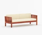 Hilltop 3+2+1 Wooden Sofa Set - Image 5