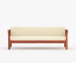 Hilltop 3+2+1 Wooden Sofa Set - Image 4