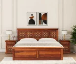 Indi Brass Bed With Box Storage - Image 2