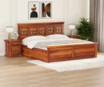 Indi Brass Bed With Box Storage
