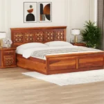 Indi Brass Bed With Box Storage