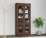 Kavin Acacia Wood Four Door Book Shelf