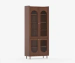 Kavin Acacia Wood Four Door Book Shelf - Image 3