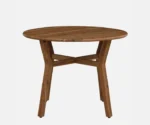 Kylie Acacia Wood 4 Seater Dining Set In Natural Finish - Image 8