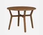 Kylie Acacia Wood 4 Seater Dining Set In Natural Finish - Image 13