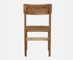 Kylie Acacia Wood 4 Seater Dining Set In Natural Finish - Image 6
