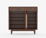 Laurel Solid Wood Acacia Cane Cabinet and Sideboard - Image 5