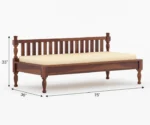 Lizea Sheesham Wood Diwan - Image 6