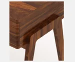 Lyon Solid Sheesham Wood Bedside Table With One Drawer - Image 9