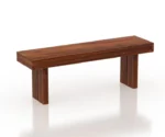 Maharaja Solid Sheesham Wood 6 Seater Dining Table Set - Image 6