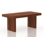 Maharaja Solid Sheesham Wood 6 Seater Dining Table Set - Image 7