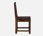 Marin Sheesham Wood 4 Seater Dining Set in Scratch Resistant Provincial Teak Finish - Image 8