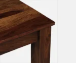 Marin Sheesham Wood 4 Seater Dining Set in Scratch Resistant Provincial Teak Finish - Image 5
