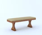 Maron Solid Sheesham Wood 6 Seater Dining Table Set - Image 9