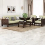 Morris 3+1+1 Wooden Sofa Set