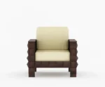 Morris 3+1+1 Wooden Sofa Set - Image 6