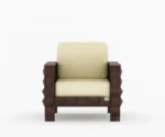 Morris 3+1+1 Wooden Sofa Set - Image 2