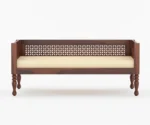 Neil Sheesham Wood Diwan - Image 2