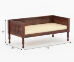 Neil Sheesham Wood Diwan - Image 5