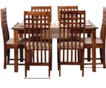 Nuvetta Sheesham Wood 6 Seater Dining Set - Image 3