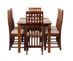 Nuvetta Sheesham Wood 6 Seater Dining Set - Image 4