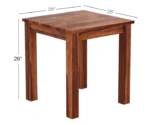 Orson  2 Seater Sheesham Wood Dining Set - Image 6