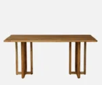Ortrand Acacia Wood 6 Seater Dining Set In Natural Finish - Image 14