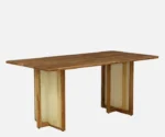 Ortrand Acacia Wood 6 Seater Dining Set In Natural Finish - Image 15