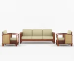 Parsons 3+1+1 Cane Sofa Set - Image 5