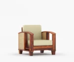 Parsons 3+1+1 Cane Sofa Set - Image 4