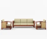 Parsons 3+1+1 Cane Sofa Set - Image 2