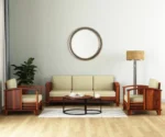 Parsons 3+1+1 Wooden Sofa Set