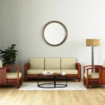 Parsons 3+1+1 Wooden Sofa Set