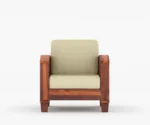 Parsons 3+1+1 Wooden Sofa Set - Image 6