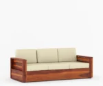Peter 3+1+1 Wooden Sofa Set - Image 11