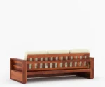 Peter 3+1+1 Wooden Sofa Set - Image 10
