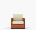 Peter 3+1+1 Wooden Sofa Set - Image 8