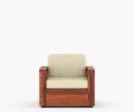 Peter 3+1+1 Wooden Sofa Set - Image 6