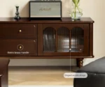 Poplar Solid Wood American style TV Cabinet - Image 4